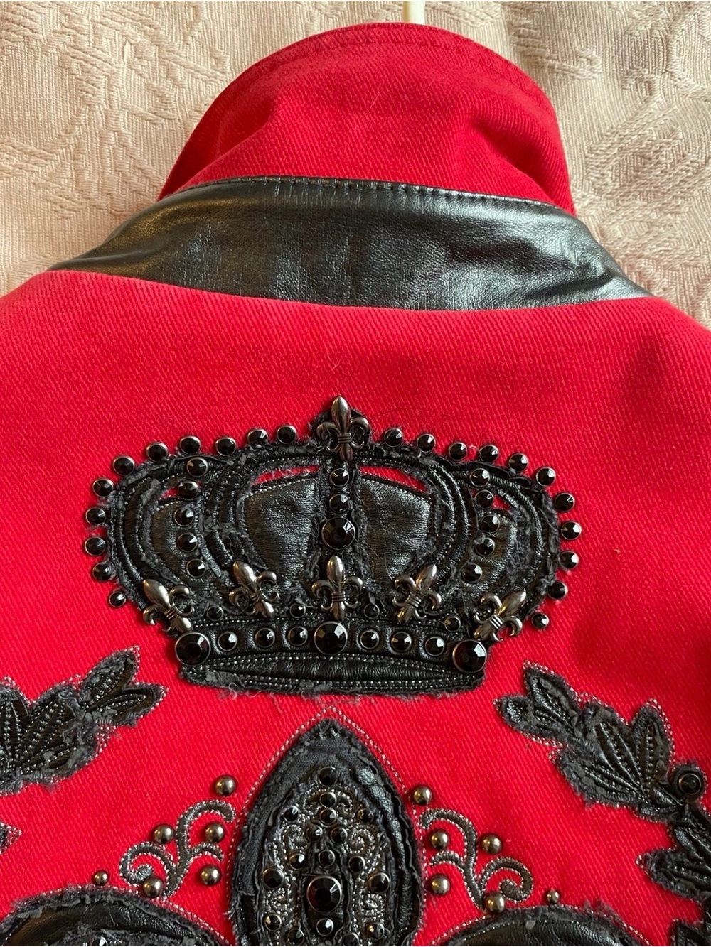 Red Pelle Pelle Jacket - Picture 3 of 8